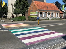 Regenboogpad in Hove (Foto: Lenn De Cleene)