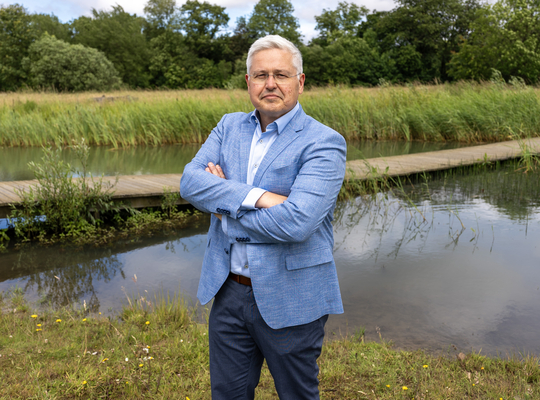 Inrichting van een natuurlijk landschap in de Antwerpse Zuidrand begint in Hove Bart Van Couwenberghe - Burgemeester Hove - Frijthout